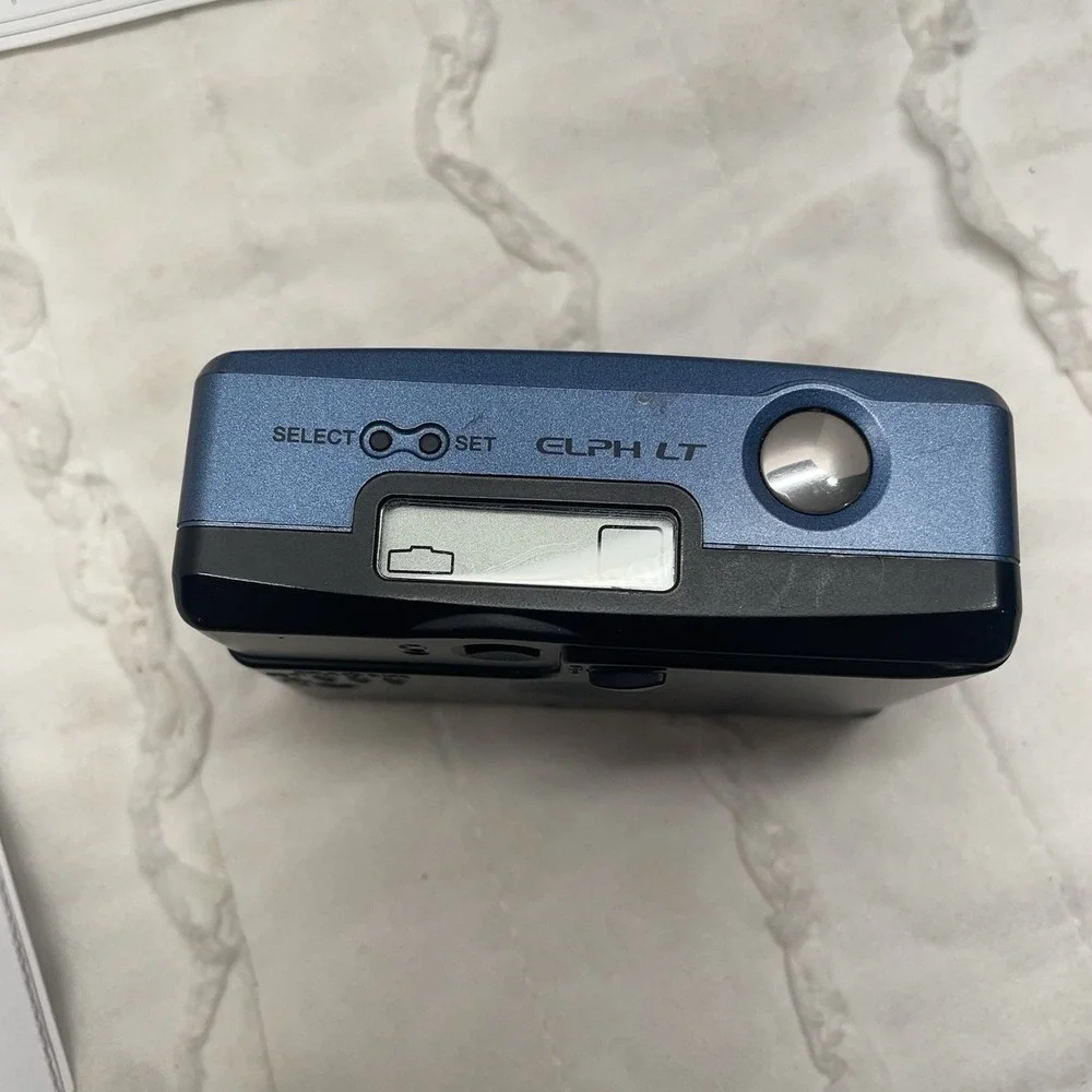 Canon Elph LT Advanced Photo System Point & Shoot Film Camera Blue‎ UNTESTED NEW